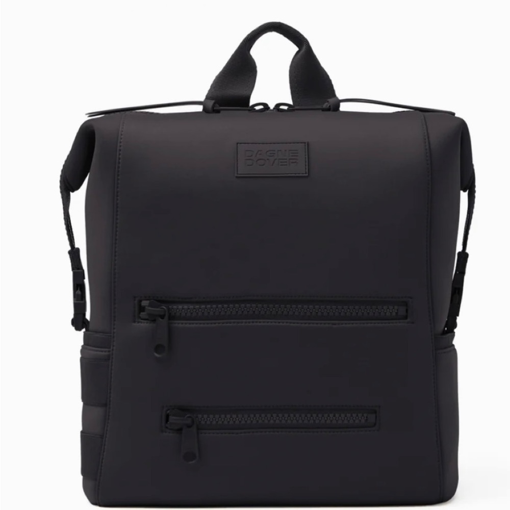 New Large Black Dagne Dover Indi Diaper Backpack